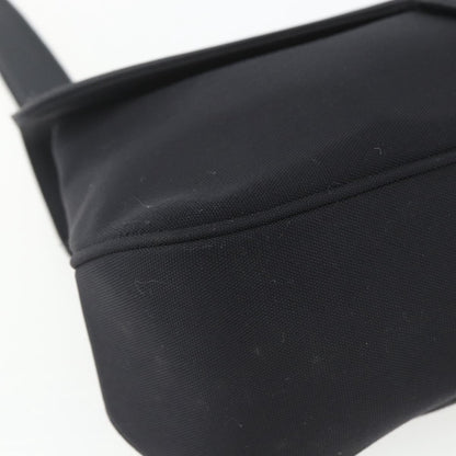 Salvatore Ferragamo Salvatore Ferragamo Vala Shoulder Bag Nylon Black Silver Authentic 162155