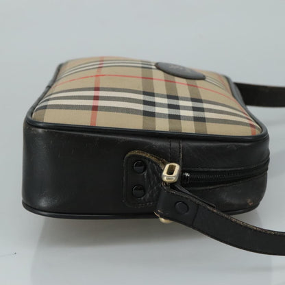Burberrys Burberrys Nova Check Shoulder Bag Canvas Beige Authentic th5571