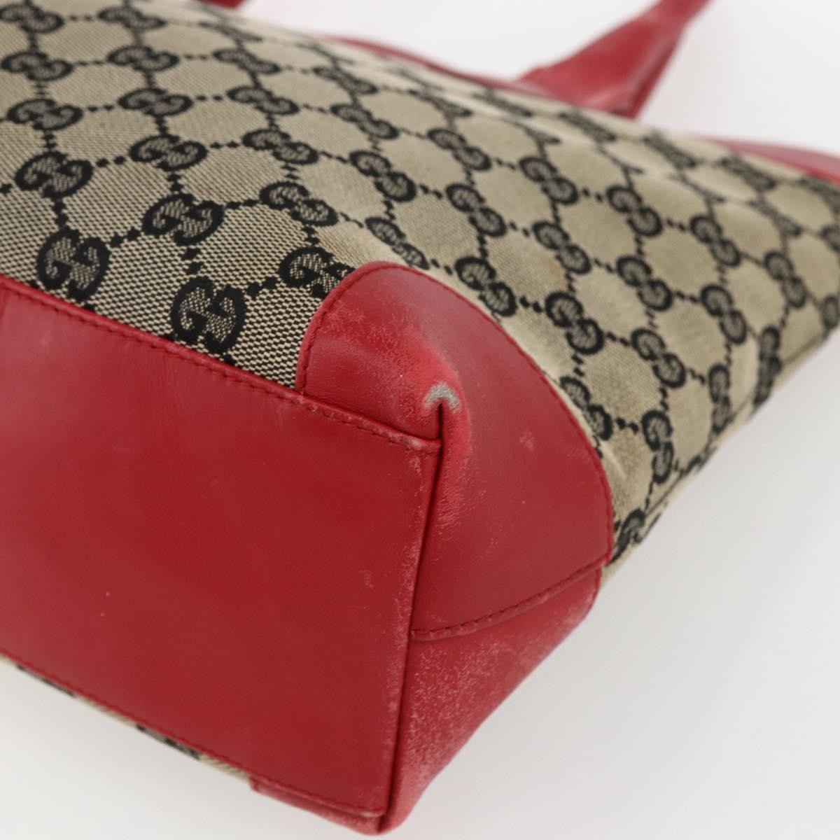 Gucci GUCCI GG Canvas Tote Bag Navy 002 1119 Authentic ep13408