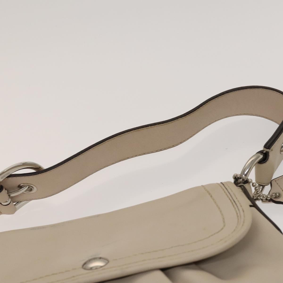 Coach Coach Shoulder Bag Leather 2 Set Brown Light Beige Authentic am8664