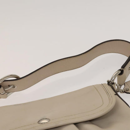 Coach Coach Shoulder Bag Leather 2 Set Brown Light Beige Authentic am8664
