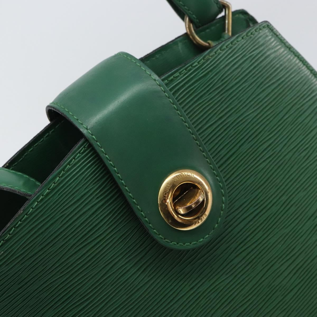 Louis Vuitton LOUIS VUITTON Epi Cluny Shoulder Bag Green M52254 LV Authentic 156348
