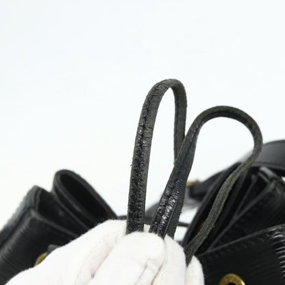 Louis Vuitton LOUIS VUITTON Epi Noe Shoulder Bag Black M44002 LV Authentic ka4110