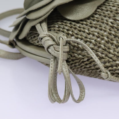 BOTTEGAVENETA BOTTEGAVENETA BOTTEGA VENETA Shoulder Bag Leather Beige Authentic mr1037