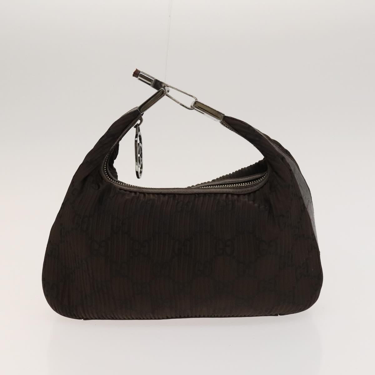 Gucci GUCCI GG Canvas Crystal Shoulder Bag 2 Set Beige Brown Authentic hk2866