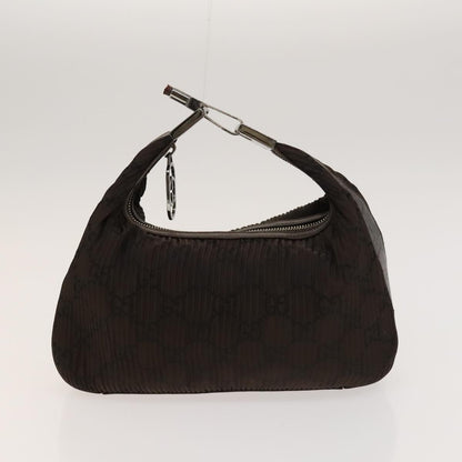 Gucci GUCCI GG Canvas Crystal Shoulder Bag 2 Set Beige Brown Authentic hk2866
