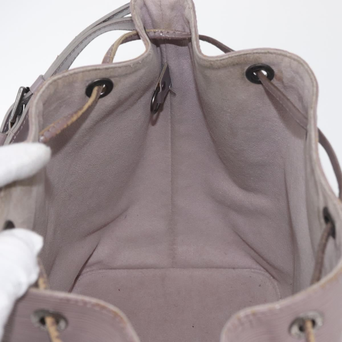 Louis Vuitton LOUIS VUITTON Epi Petit Noe Shoulder Bag Lilac M4410B LV Authentic 179433