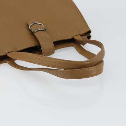 Saint Laurent SAINT LAURENT Hand Bag Leather Brown Authentic 149374