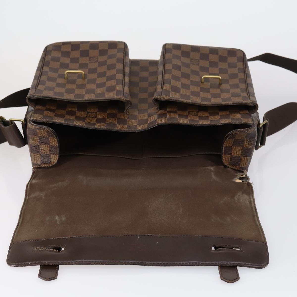 Louis Vuitton LOUIS VUITTON Damier Ebene Broadway Shoulder Bag N42270 LV Authentic 153027