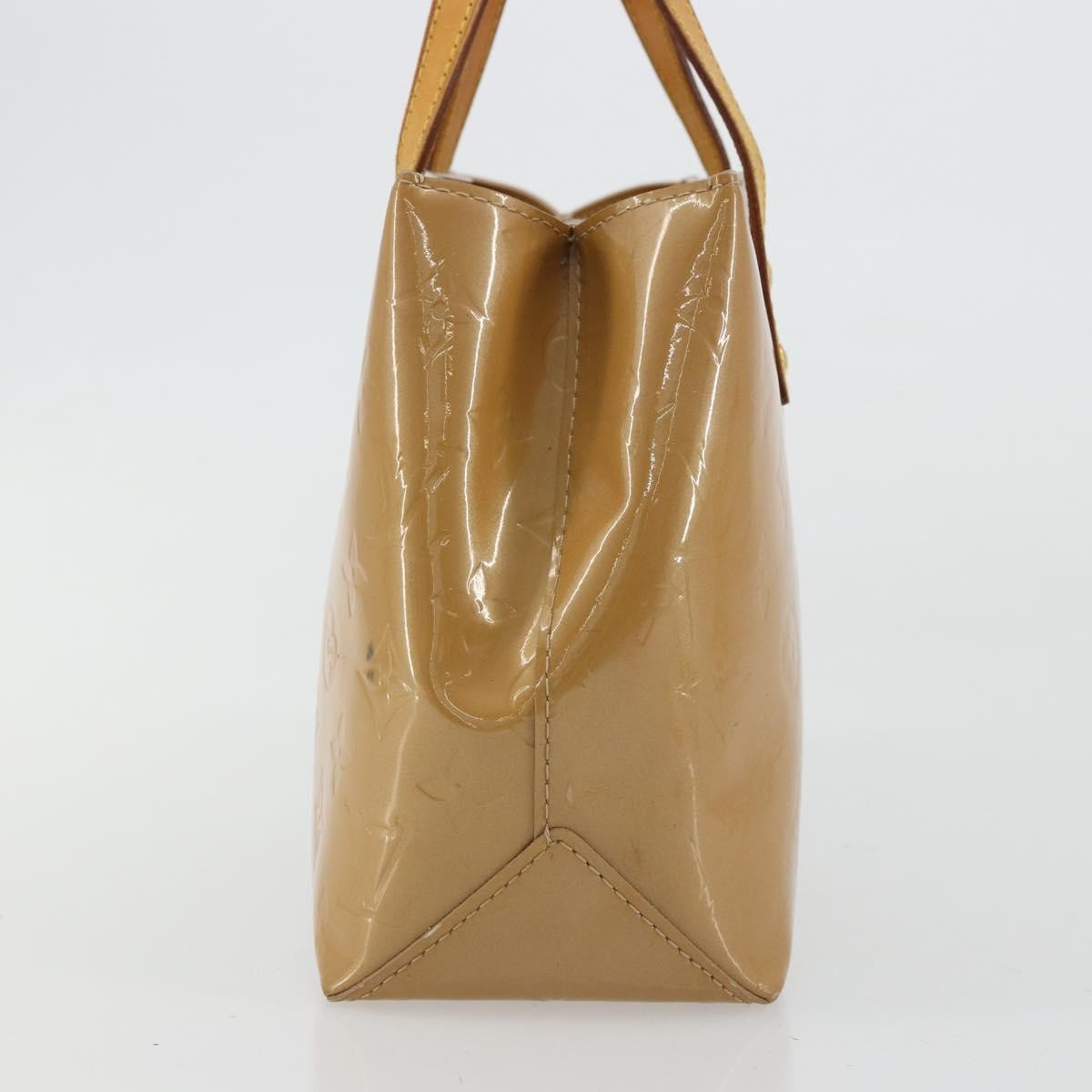 Louis Vuitton LOUIS VUITTON Monogram Vernis Reade PM Hand Bag Noisette M91334 LV Authentic BA12809