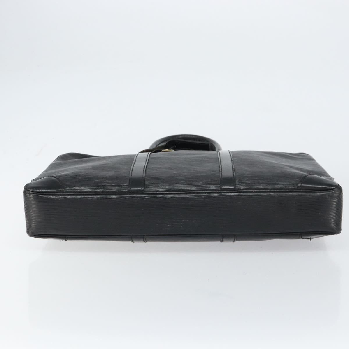 Louis Vuitton LOUIS VUITTON Epi Porte Documents Voyage Bag Black M40321 LV Authentic bs31789