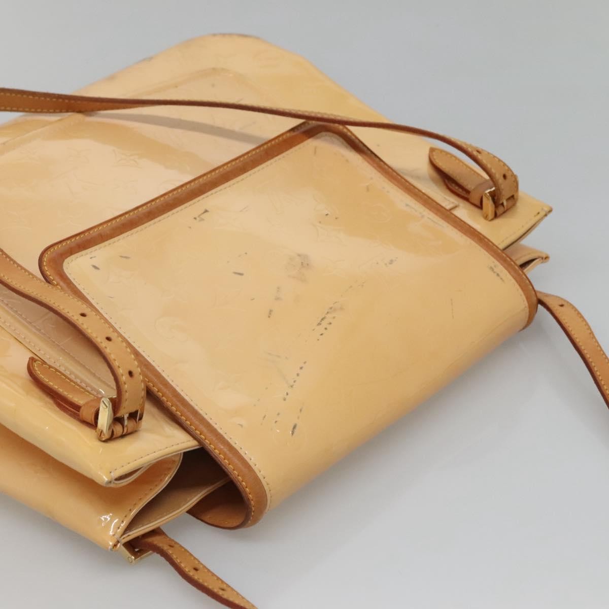 Louis Vuitton LOUIS VUITTON Vernis Biscayne Bay GM Bag Marshmallow Pink M91284 LV Authentic 118449