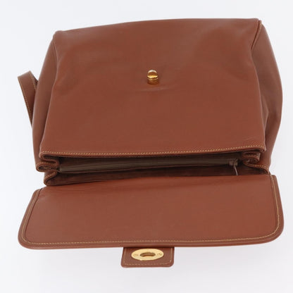 Gucci GUCCI Hand Bag Leather 2way Brown Gold 000 101 0274 Authentic ep13069