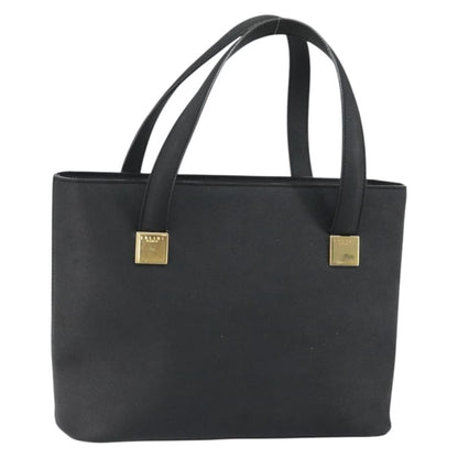 Celine CELINE Hand Bag Leather Black Gold Authentic BA9124