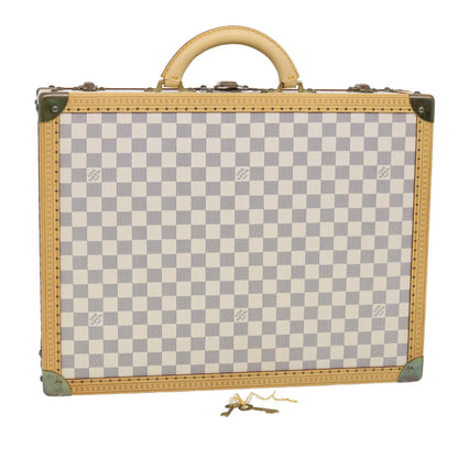 Louis Vuitton LOUIS VUITTON Damier Azur Cotteville 45 Trunk SPO LV Authentic 38808SM Bag