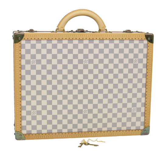 Louis Vuitton LOUIS VUITTON Damier Azur Cotteville 45 Trunk SPO LV Authentic 38808SM Bag