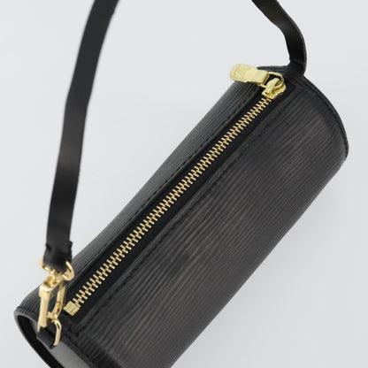 Louis Vuitton LOUIS VUITTON Epi Soufflot Pouch Black LV Authentic BA12311 Bag