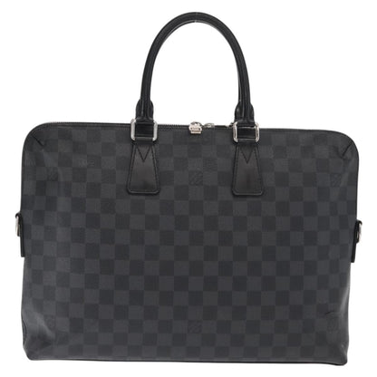 Louis Vuitton LOUIS VUITTON Damier Graphite Porte Documents Jules Bag 2way N48224 Authentic ka1086
