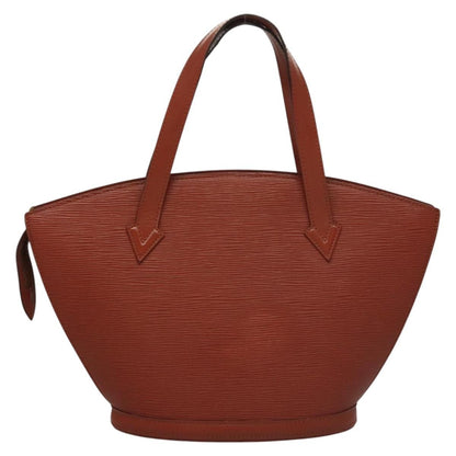 Louis Vuitton LOUIS VUITTON Epi Saint Jacques Hand Bag Brown M52263 LV Authentic BA1346