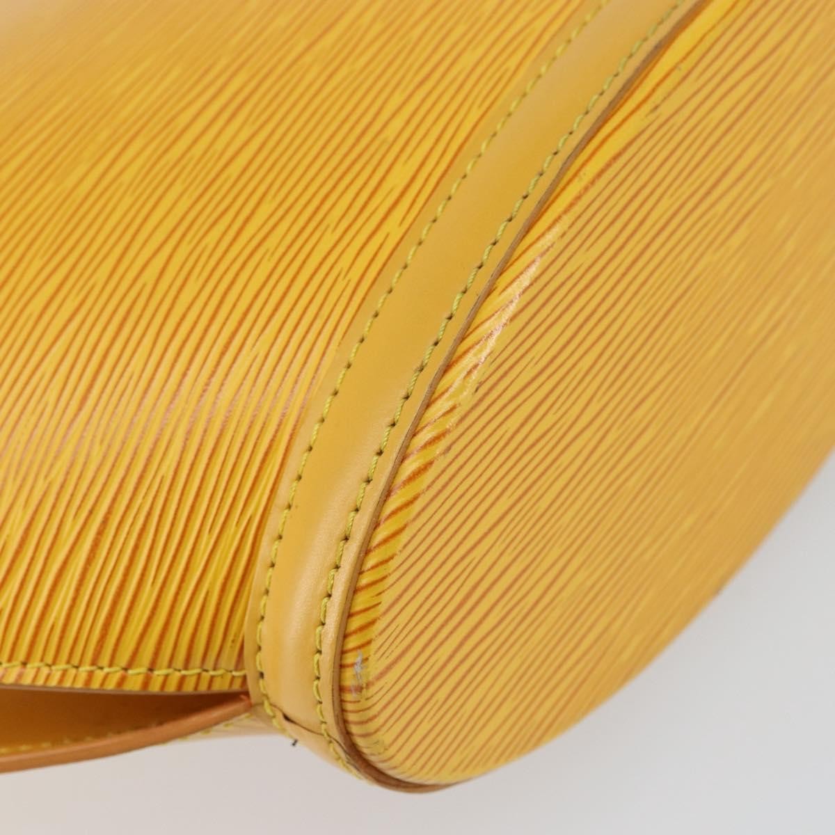 Louis Vuitton LOUIS VUITTON Epi Saint Jacques Hand Bag Yellow M52279 LV Authentic bs29292