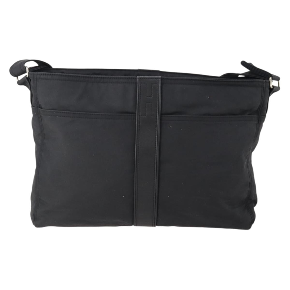 Hermès Hermès HERMES Acapulco Basas MM Shoulder Bag Nylon Black Authentic BAZ192