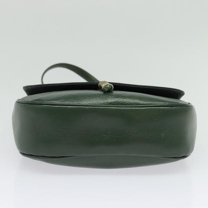 Loewe LOEWE Velazquez Hand Bag Leather 2way Green Gold Authentic ep10716