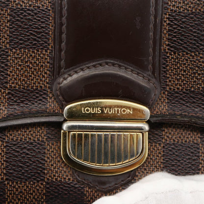 Louis Vuitton LOUIS VUITTON Damier Ebene Portefeuille Sistina Long Wallet N61747 Authentic bs34333 Bag