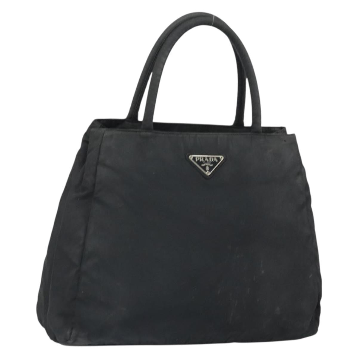 Prada PRADA Hand Bag Nylon Black Authentic 161789