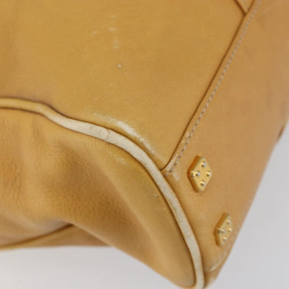 Loewe LOEWE Anagram Tote Bag Leather Beige Gold Authentic 149645