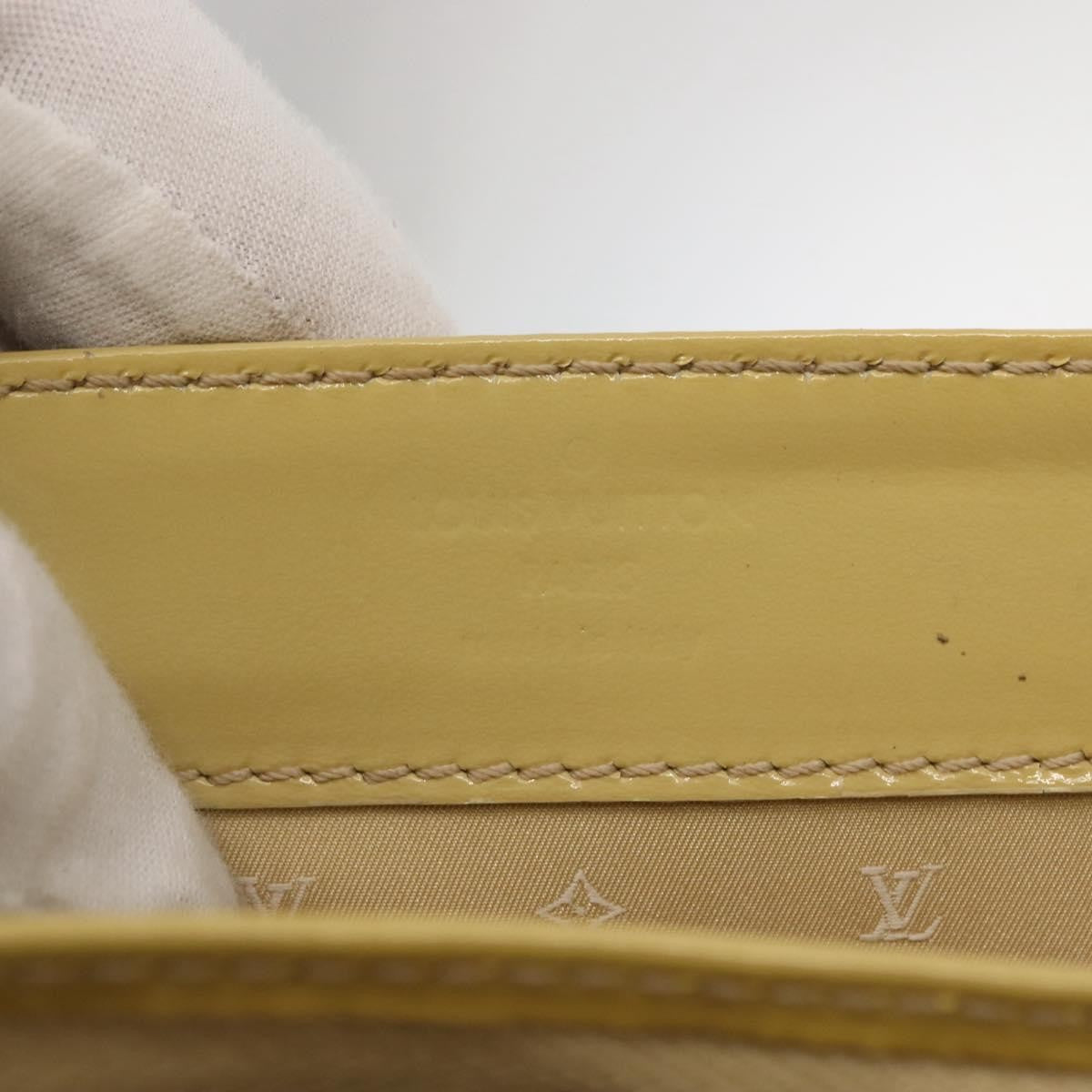 Louis Vuitton LOUIS VUITTON Cruise line Sac Bicolor Hand Bag Enamel Yellow M92547 Authentic bs29940