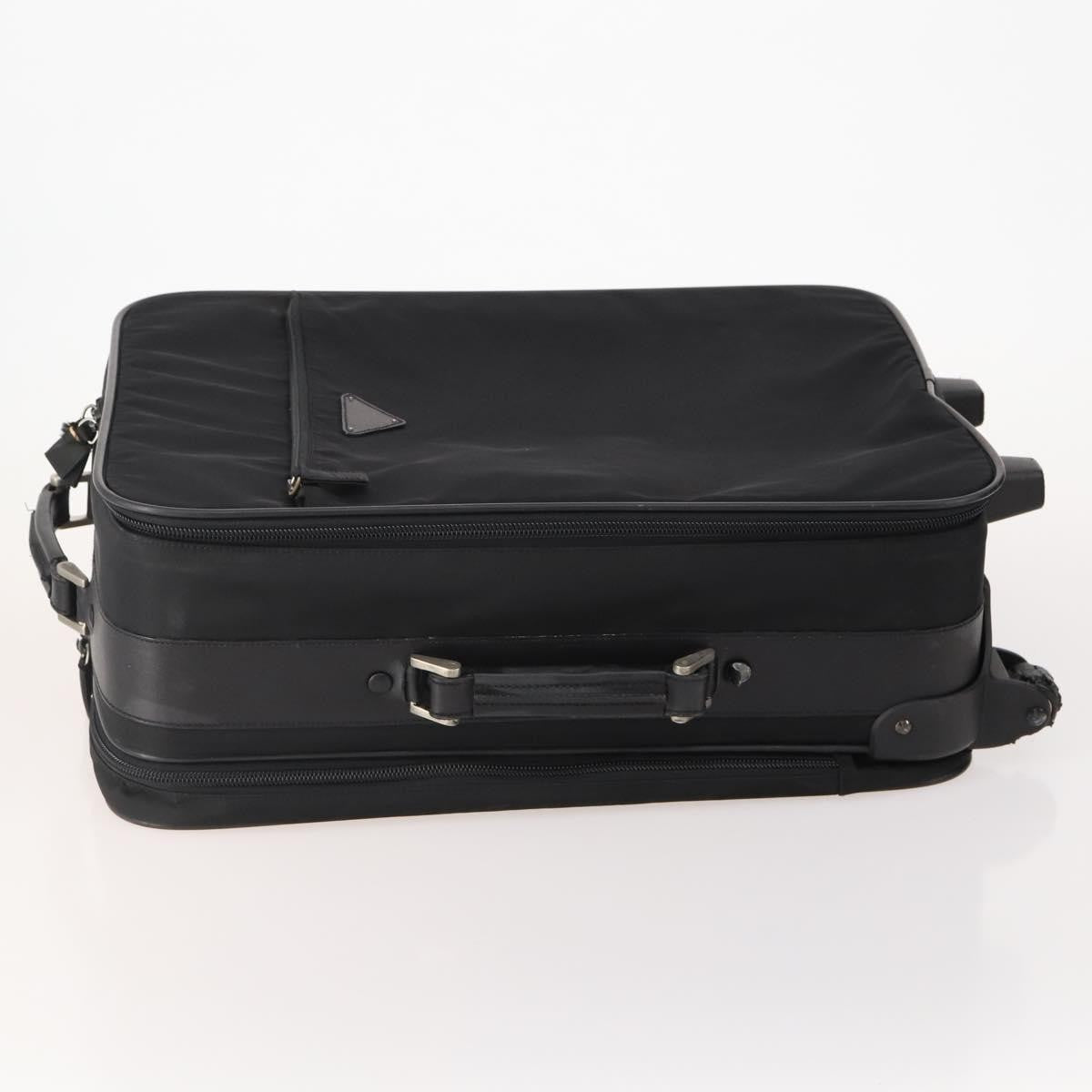 Prada PRADA Trunk Nylon 2 Set Black Authentic 174973 Bag