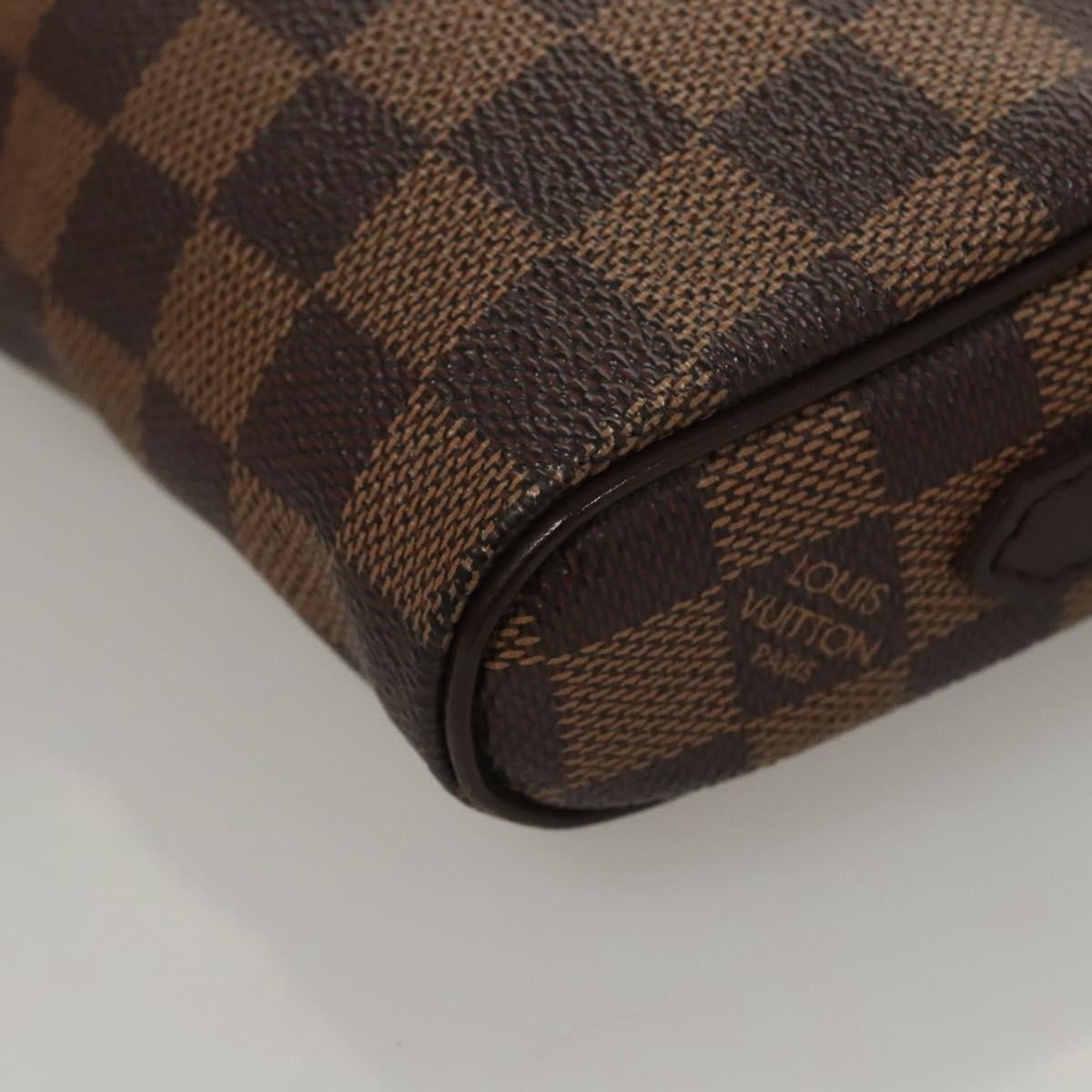 Louis Vuitton LOUIS VUITTON Damier Ebene Pochette Ipanema Shoulder Bag N51296 LV Authentic 120073