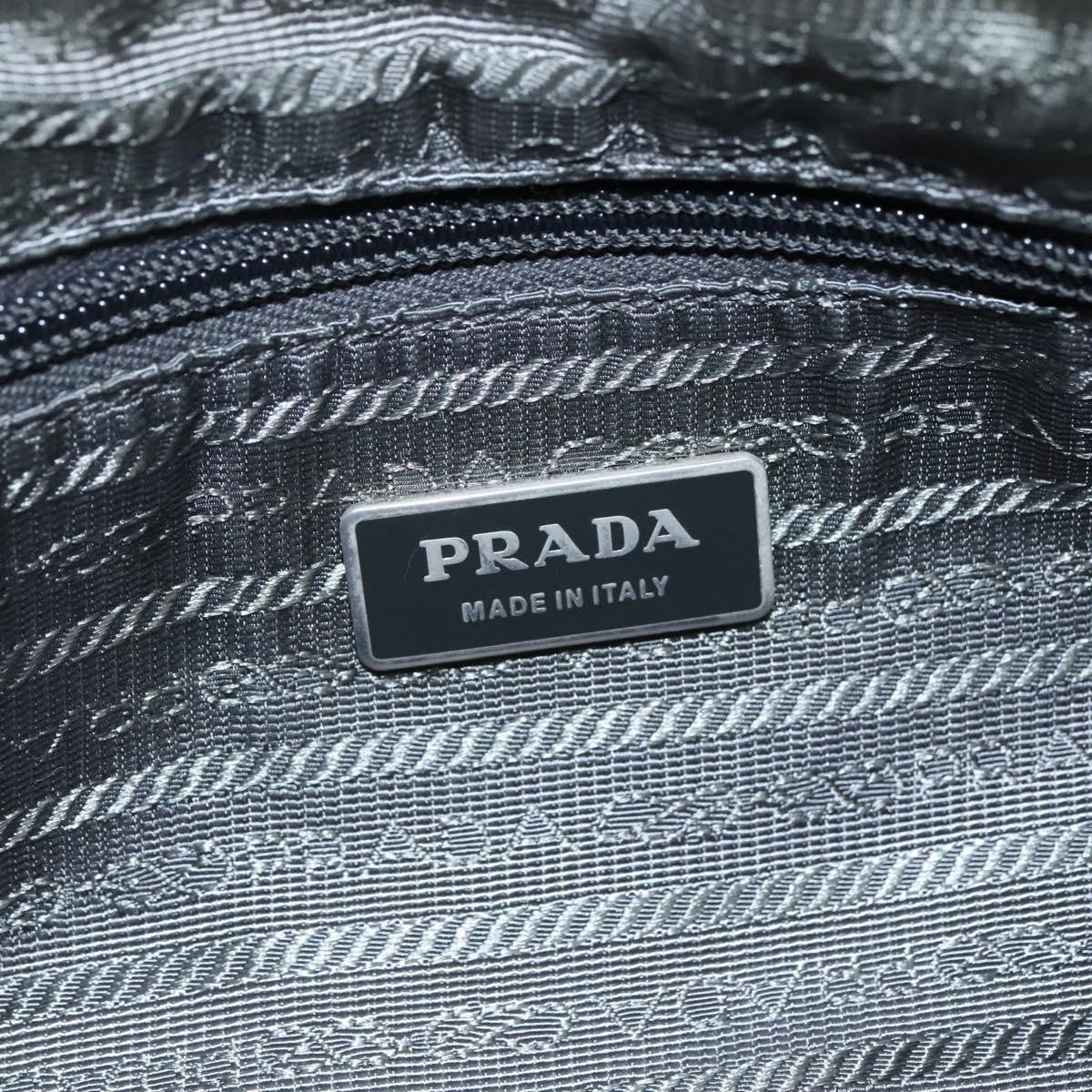 Prada PRADA Hand Bag Nylon 2way Gray Authentic 110159