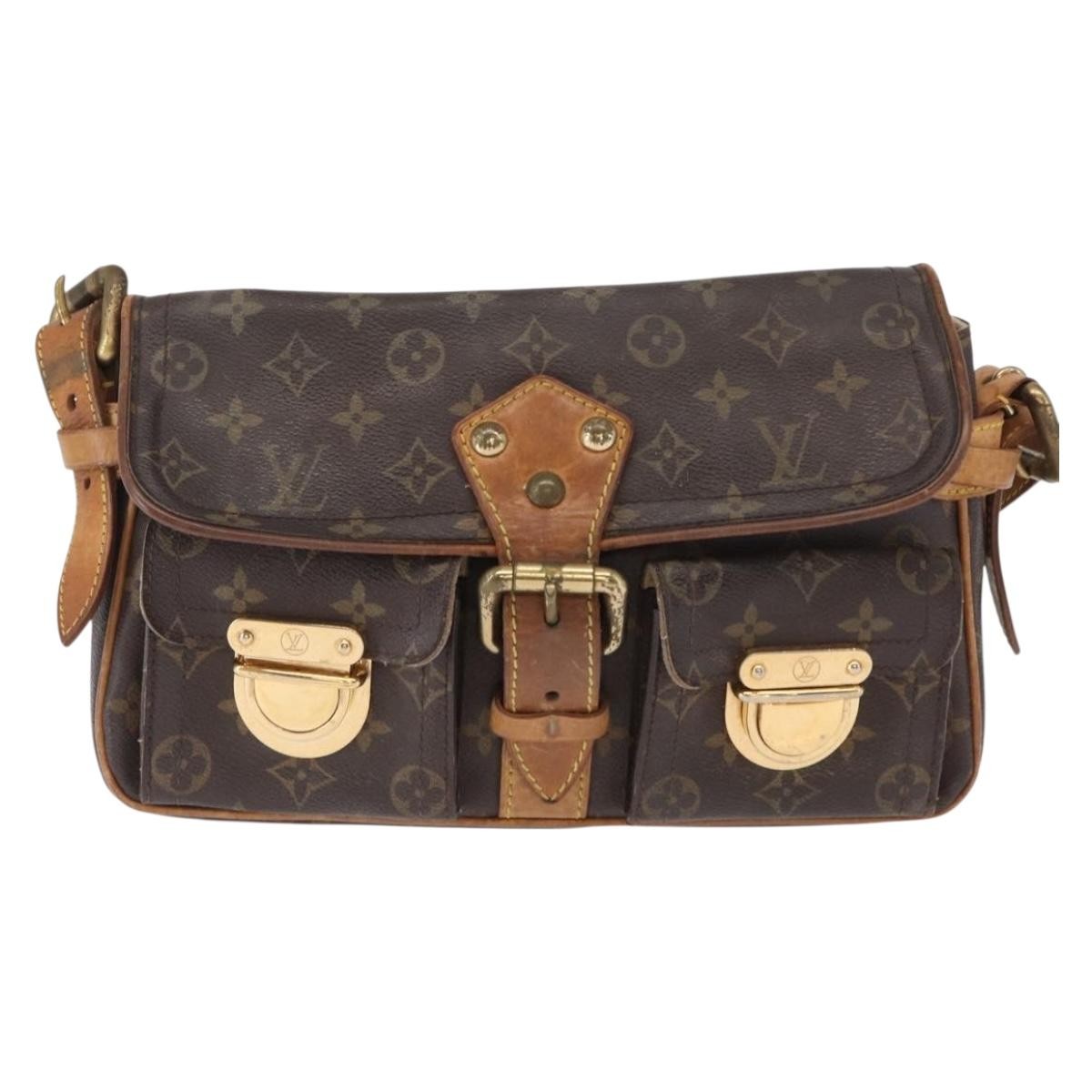 Louis Vuitton LOUIS VUITTON Monogram Hudson PM Shoulder Bag M40027 LV Authentic 164131