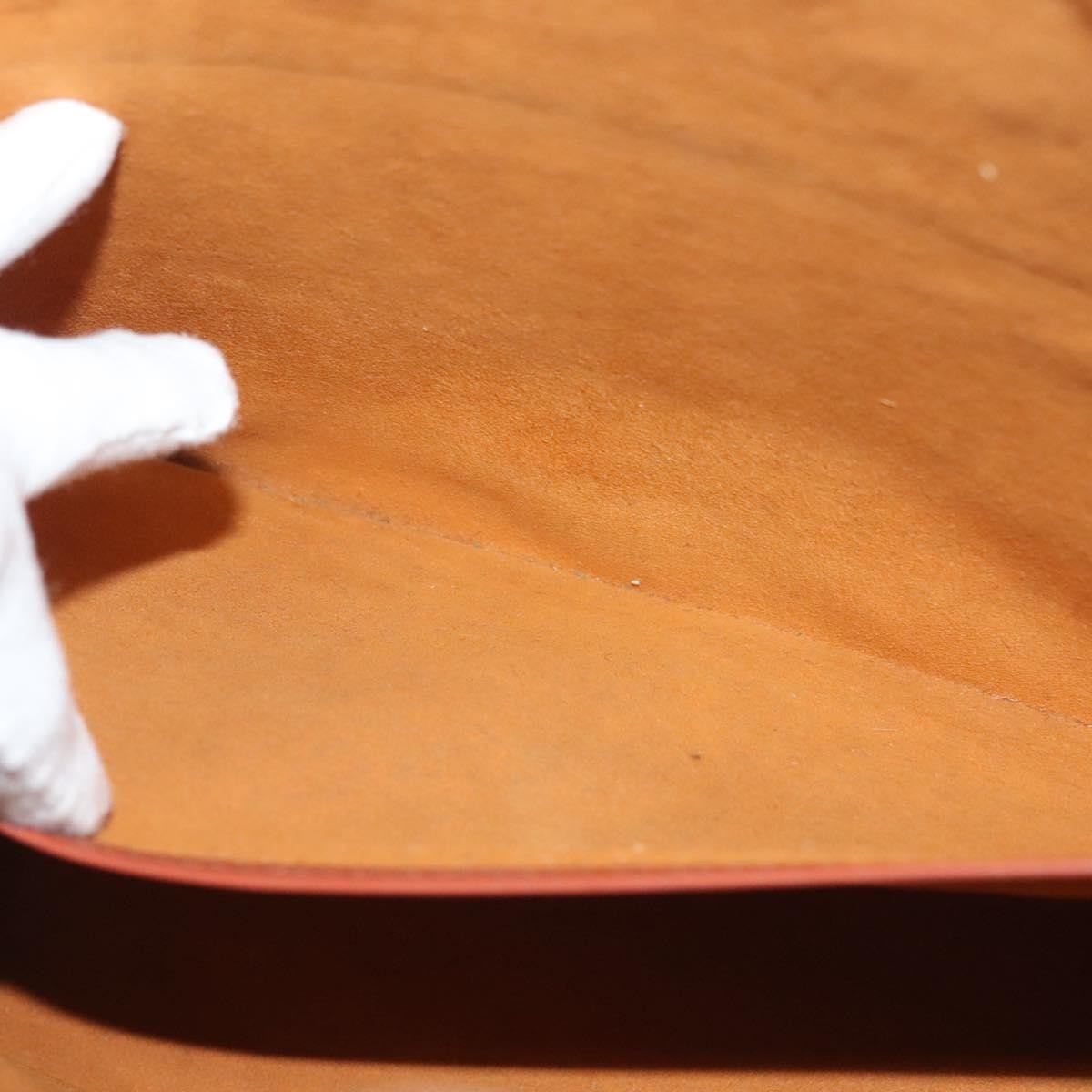 Louis Vuitton LOUIS VUITTON Epi Lussac Shoulder Bag Brown M52283 LV Authentic 136432