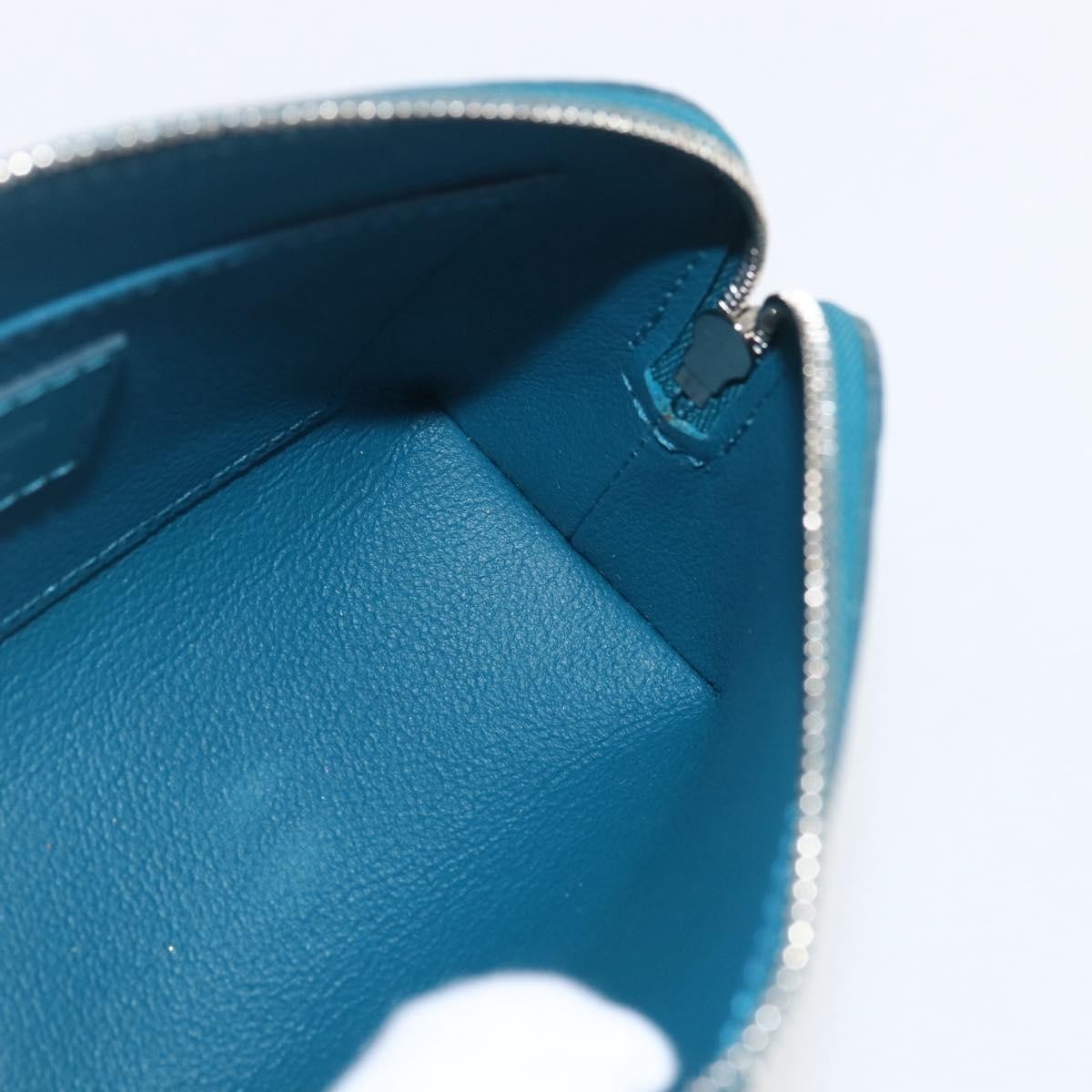 Louis Vuitton LOUIS VUITTON Epi Pochette Cosmetic Cosmetic Pouch Cyan LV Authentic 158918V Bag