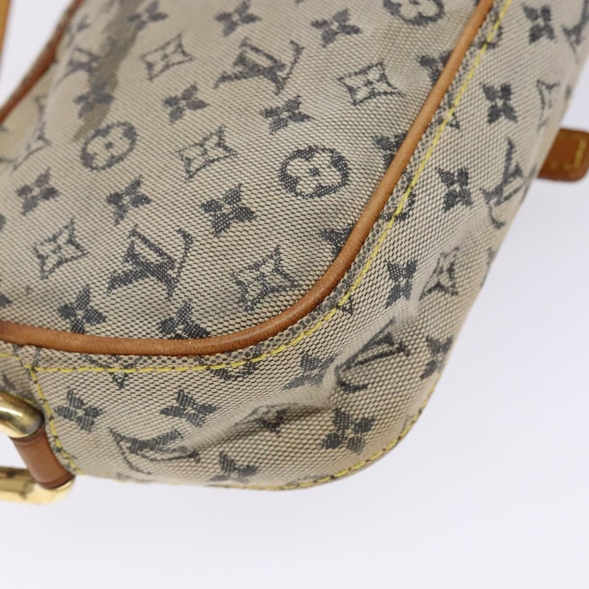 Louis Vuitton LOUIS VUITTON Monogram Mini Juliet MM Shoulder Bag Blue M92004 LV Authentic bs28619