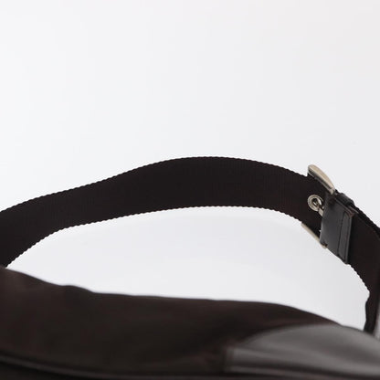 Prada PRADA Shoulder Bag Nylon Khaki Silver Authentic 169376