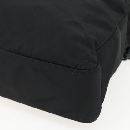 Prada PRADA Chain Shoulder Bag Nylon Black Authentic 170424