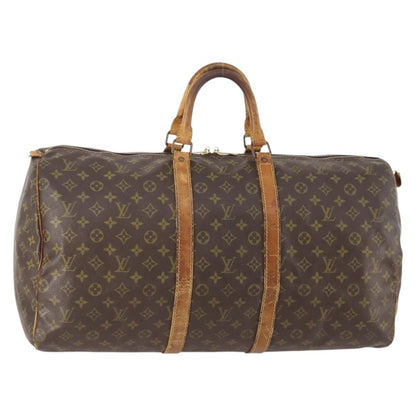Louis Vuitton LOUIS VUITTON Monogram Keepall 55 Boston Bag M41424 LV Authentic 178233