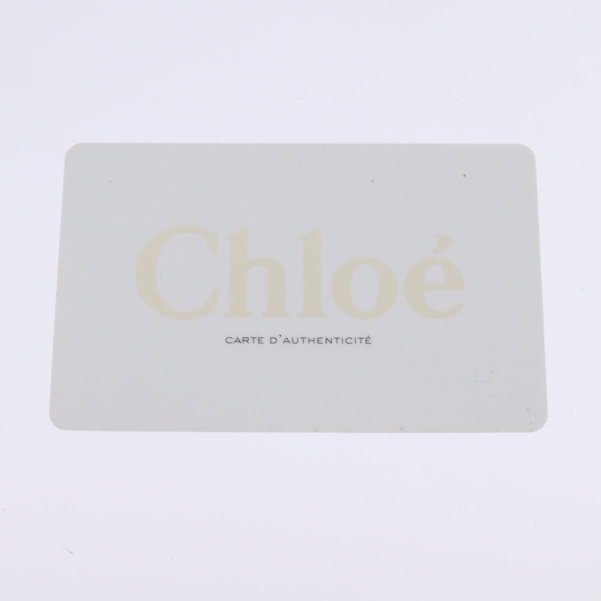 Chloé Chloé Chloe Shoulder Bag Leather Orange Gold Authentic BA5902