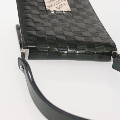 Louis Vuitton LOUIS VUITTON Damier Vernis Club Bag Green Petrol Blue M92128 LV Authentic BA5815
