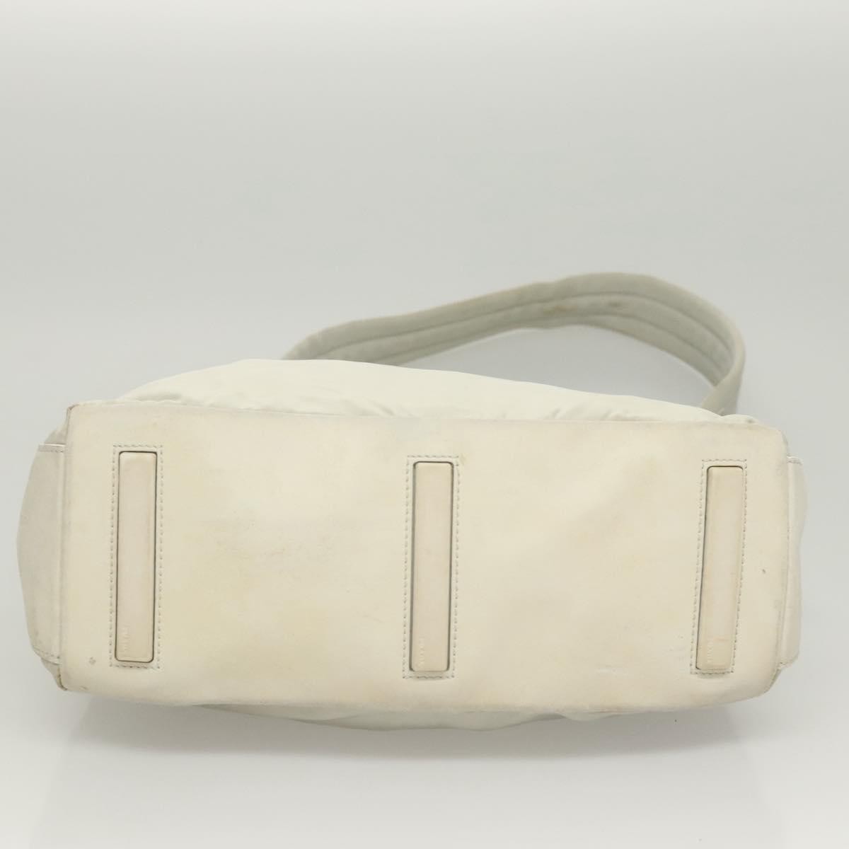 Prada PRADA Shoulder Bag Nylon Silver Gray Authentic 123869
