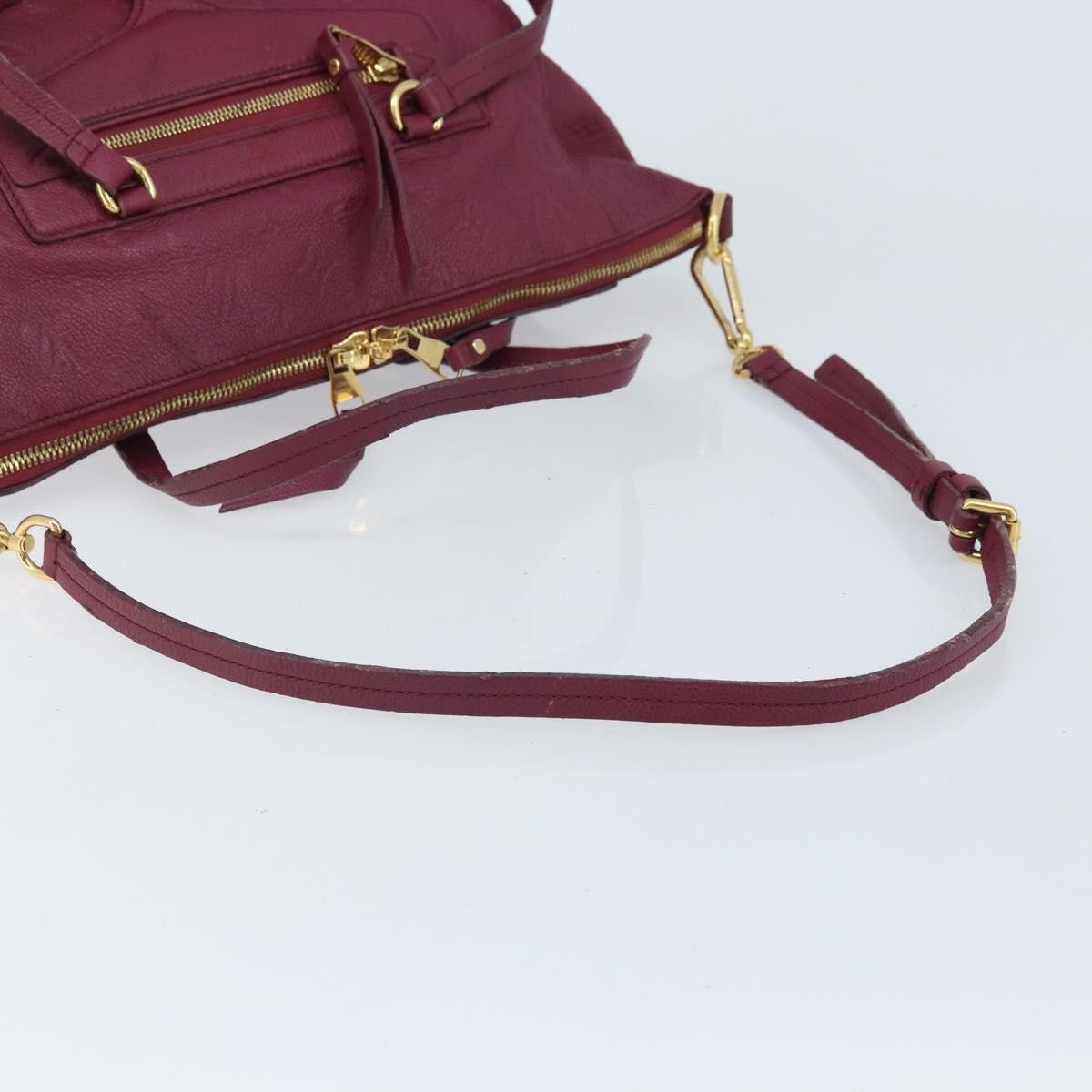 Louis Vuitton LOUIS VUITTON Monogram Empreinte Lumineuse PM Bag Oroll M94046 LV Authentic hk3449