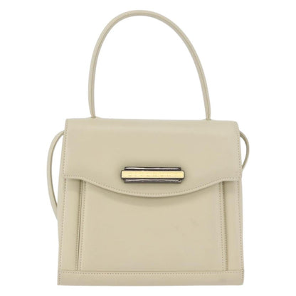 Givenchy GIVENCHY Hand Bag Leather 2way Beige Authentic 173803
