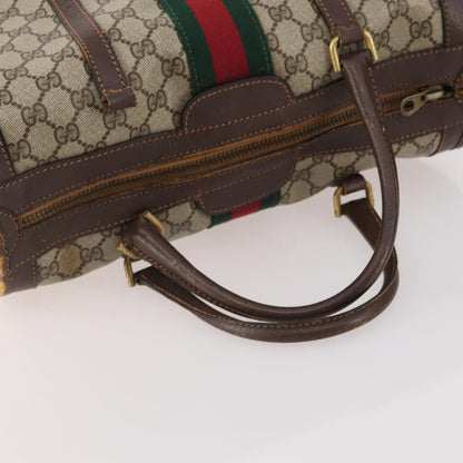 Gucci GUCCI GG Supreme GG Crystal Hand Bag PVC 3 Set Beige Authentic 174861