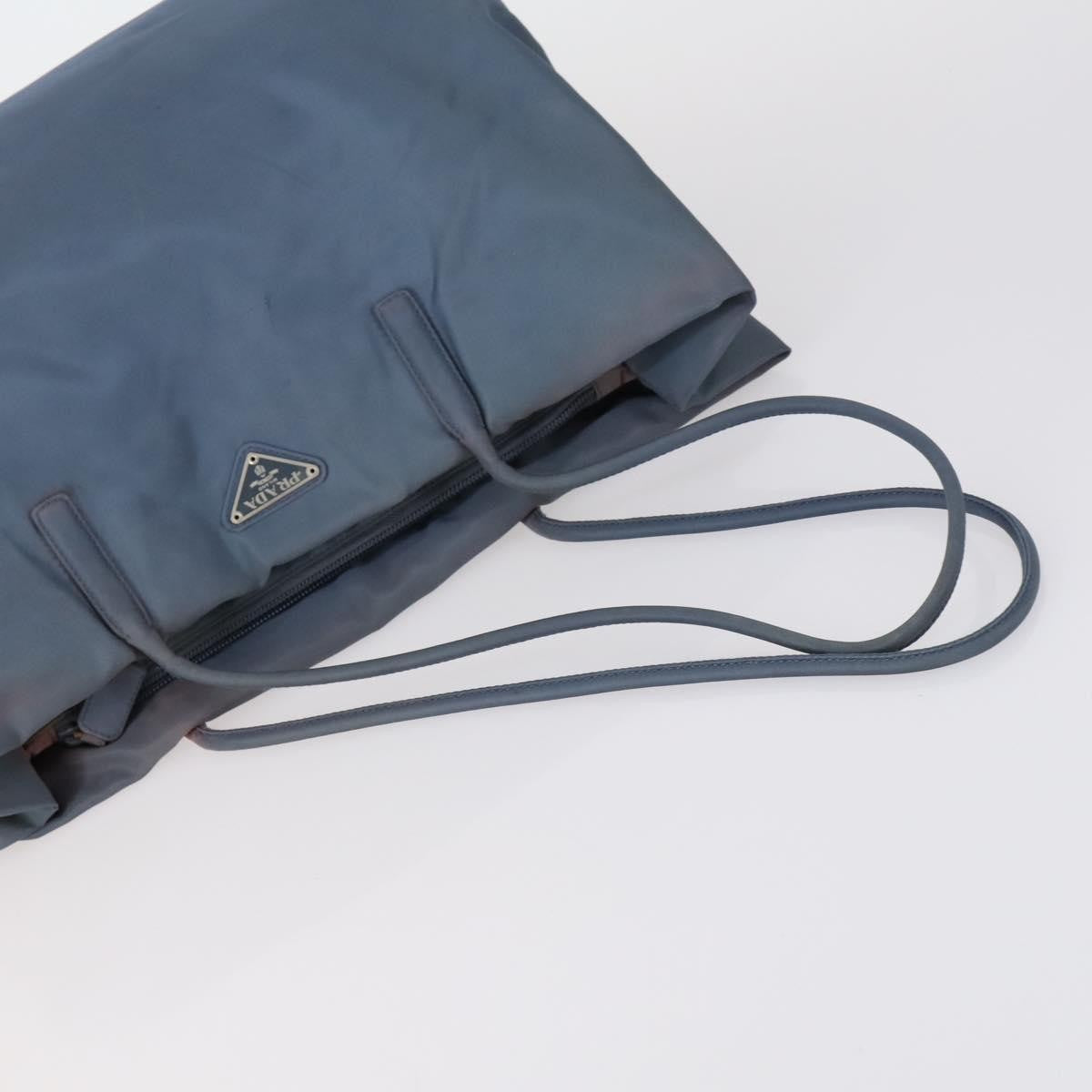 Prada PRADA Tote Bag Nylon 4 Set Black Blue Authentic 147053