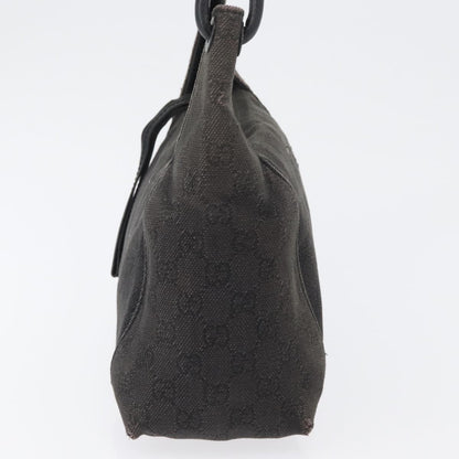 Gucci GUCCI GG Canvas Shoulder Bag Black 101333 Authentic 173490