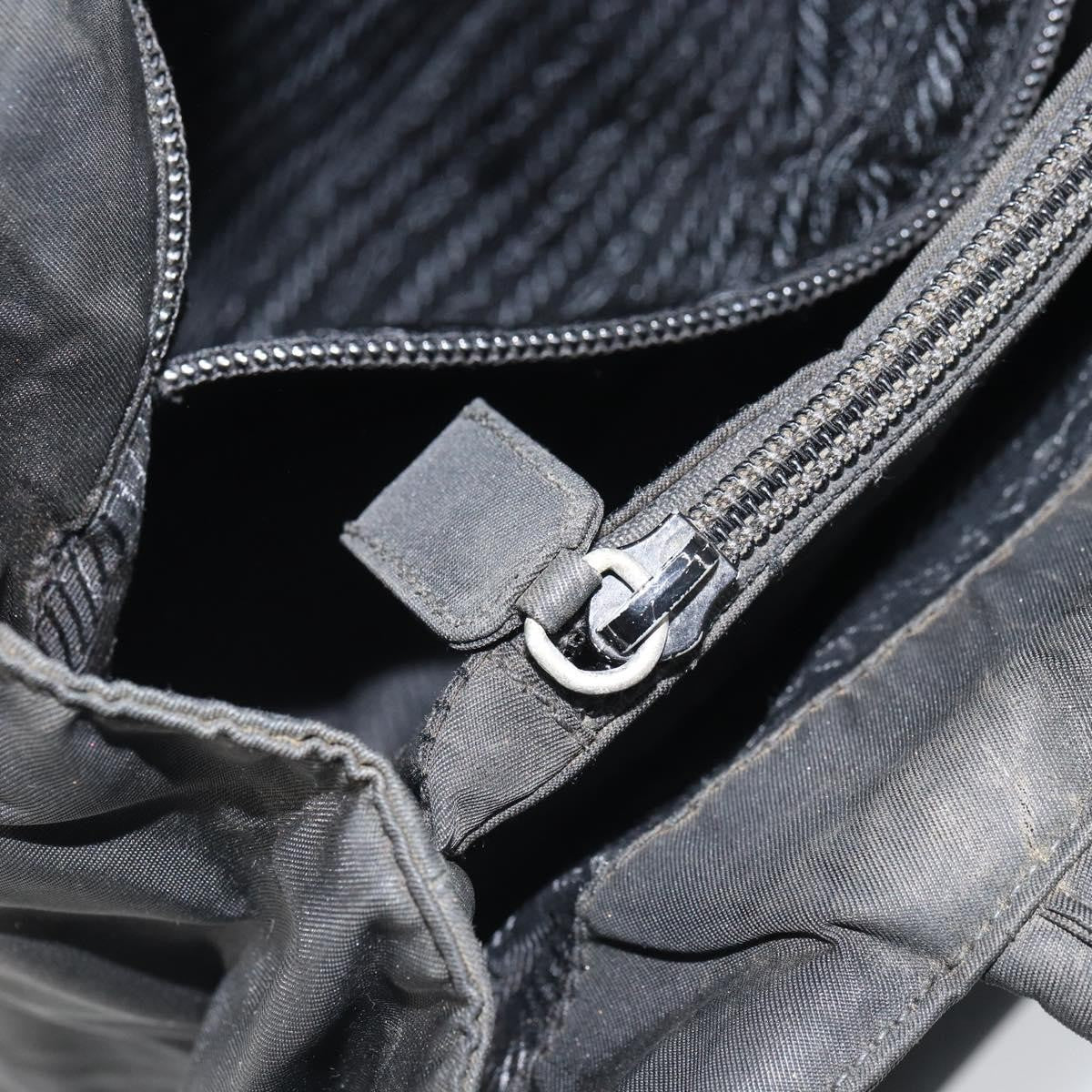 Prada PRADA Hand Bag Nylon Black Authentic 161789