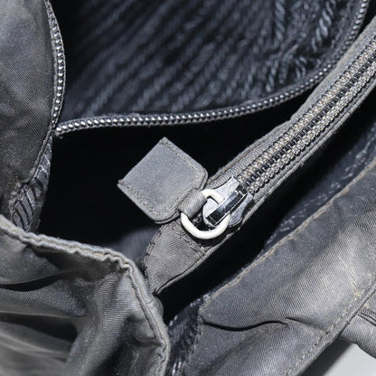 Prada PRADA Hand Bag Nylon Black Authentic 161789